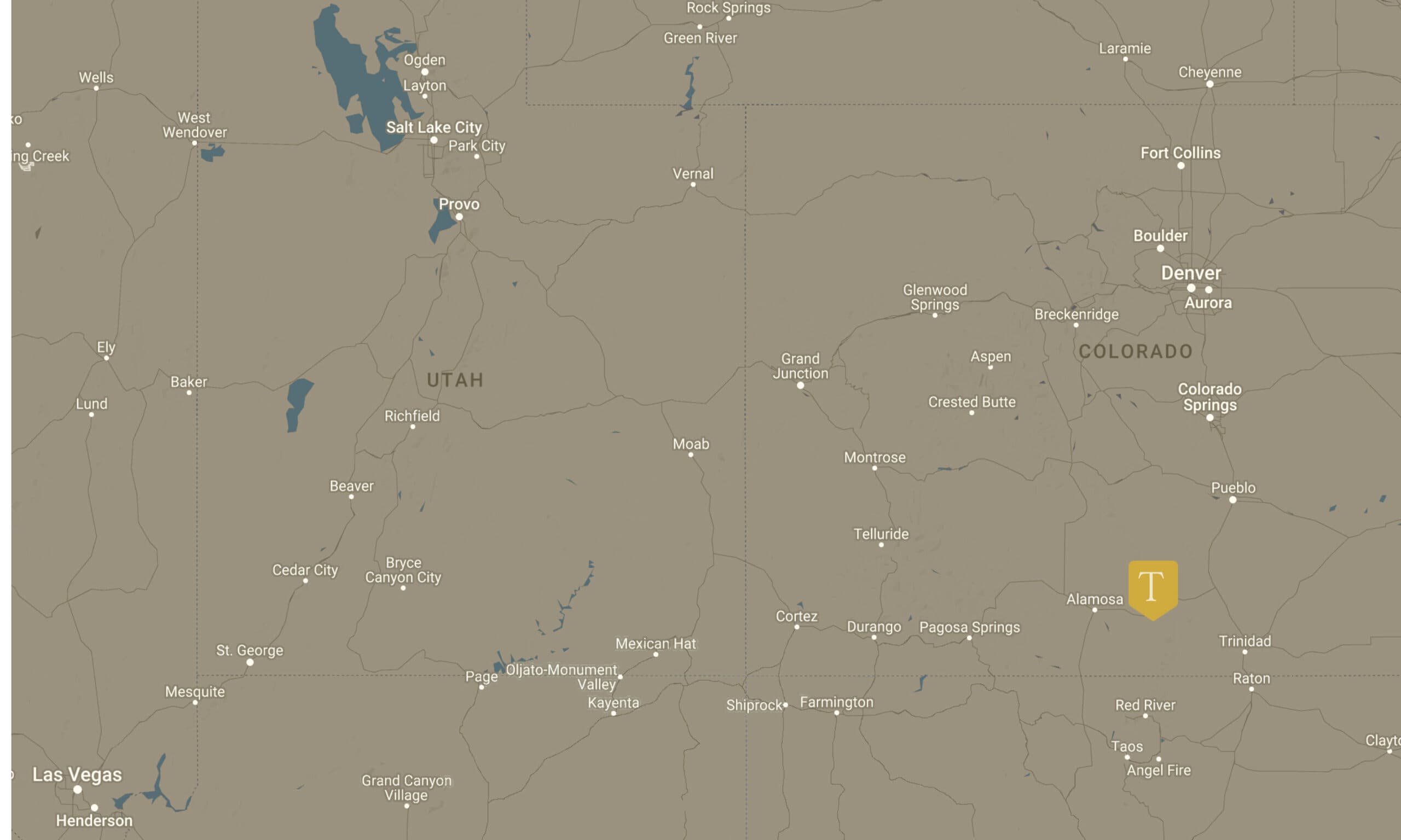 map graphic of trinchera location