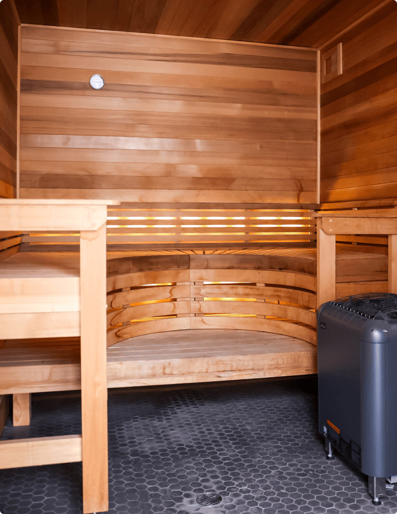 Sauna, Cold Plunge & Hot Tub